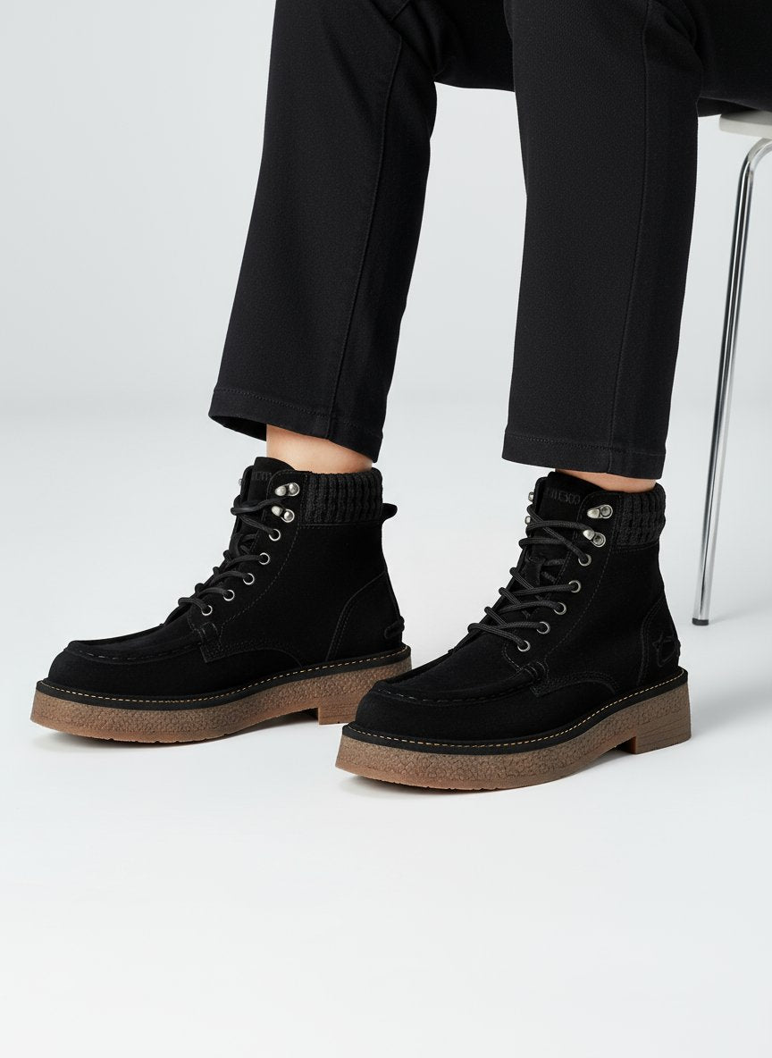 TAICHIISM Cowhide Boots Collection - Premium Cowhide Leather Footwear Featuring Cowhide Boots Men and Women, Thick Sole Boots Mens and Womens, Desert Boots Men, Short Black Boots, and Girls Snow Boots