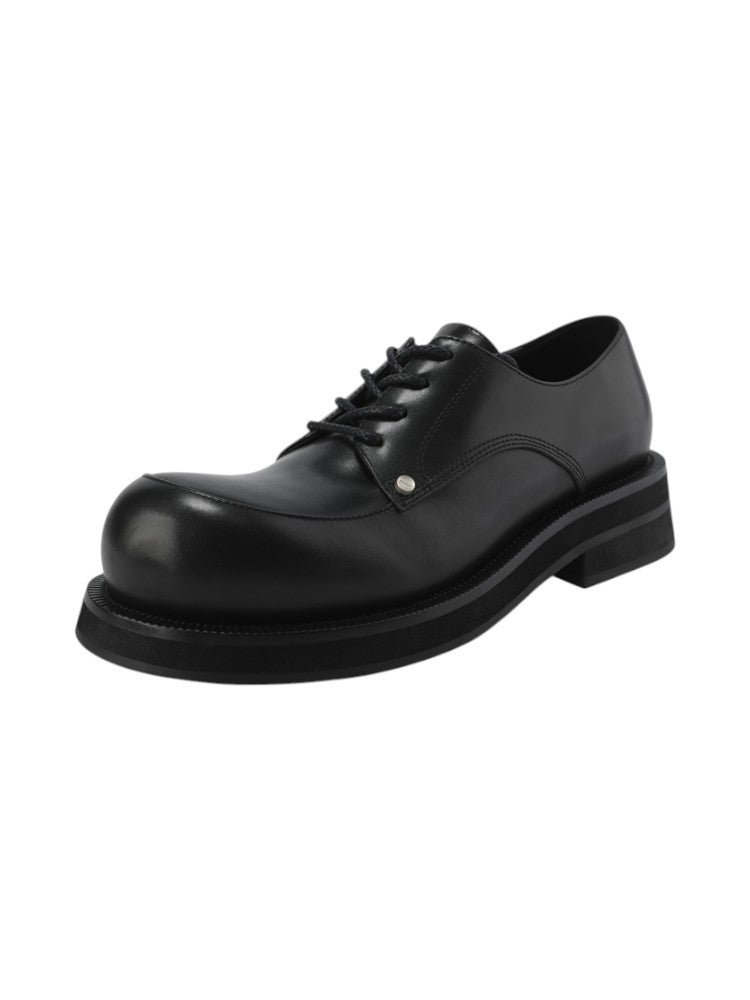 Derby Rivet Leather Shoes