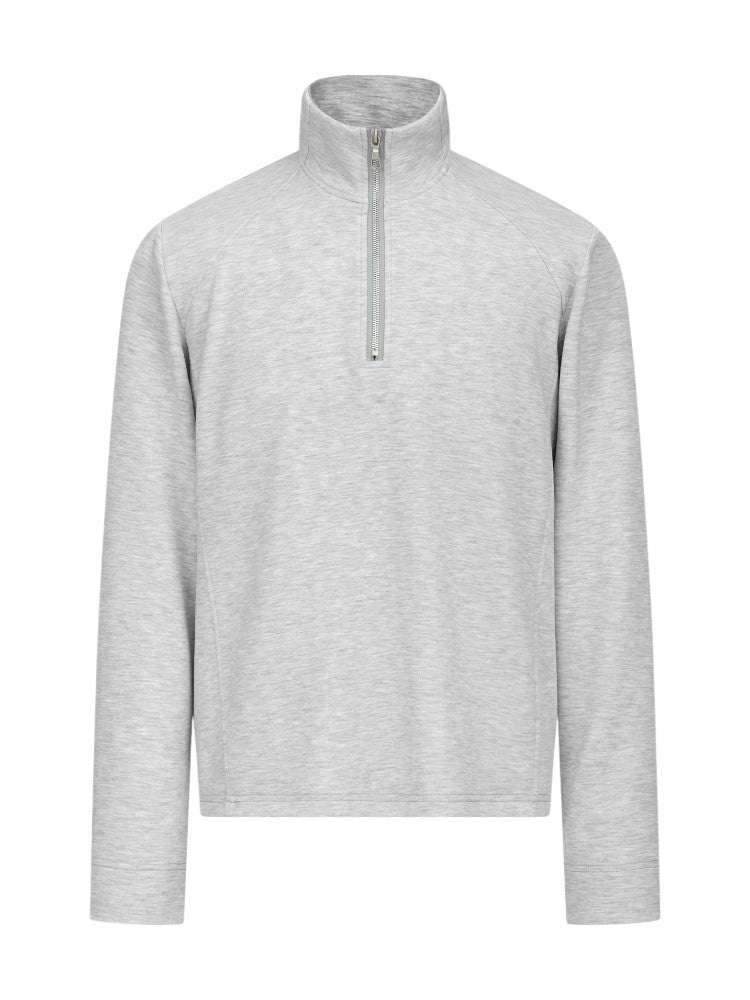 Modal Half-Zip Long Sleeve Shirt