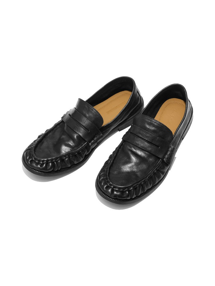 Horsehide Washed Loafers