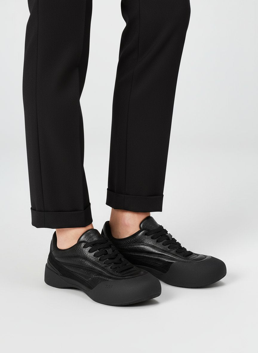 TAICHIISM Thick Sole Shoes & Sneakers Collection - Minimalist Aesthetic Footwear with Superior Cushioning, Featuring Thick Sole Sneakers, Mens Sneakers with Thick Soles, White Leather Sneakers, Leather Sneakers Women, and Cowhide Sneakers