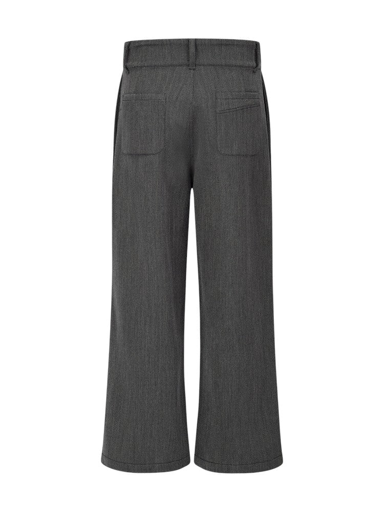 Buttons Draped Suit Pants