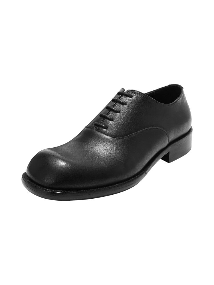 Smoked Leather Derby Shoes