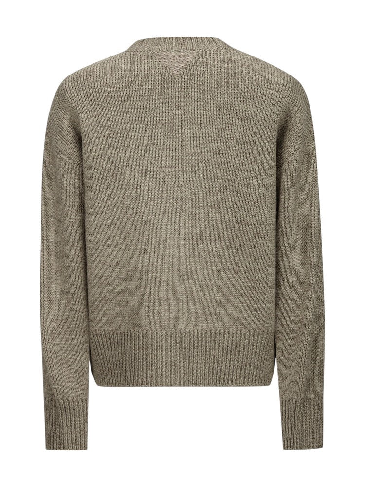 Wool Lace Knit Sweater