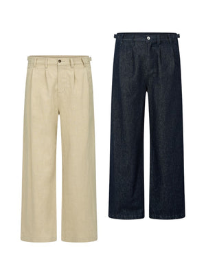 Green Cliff Ramie Linen Jeans