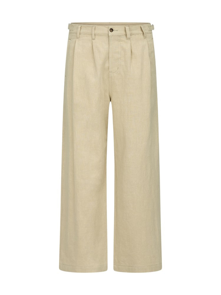 Green Cliff Ramie Linen Jeans