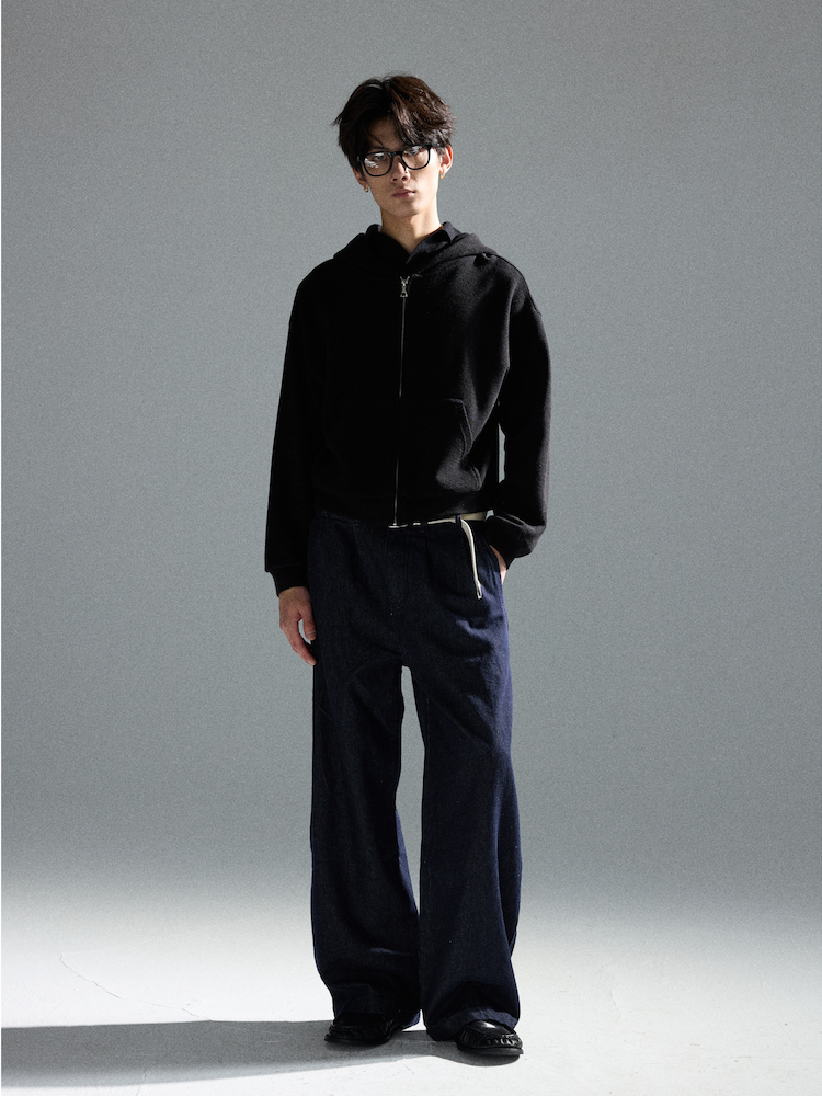 Green Cliff Ramie Linen Jeans