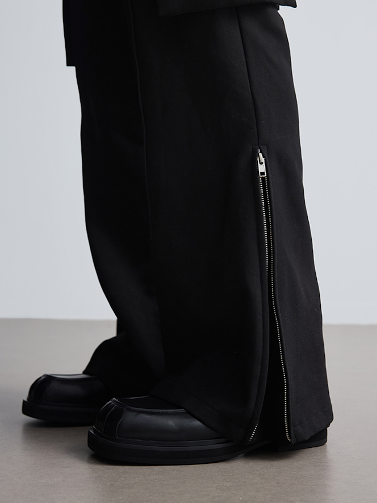 Wool Blend Workwear Suit Pants