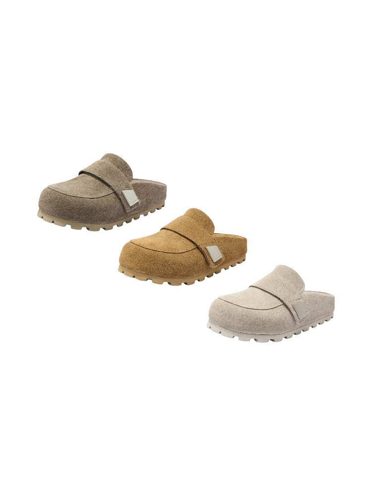 Fat Head Suede Mule Slippers