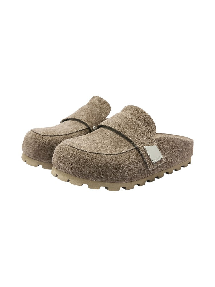 Fat Head Suede Mule Slippers