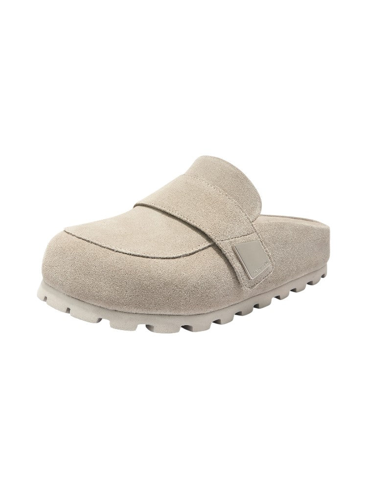 Fat Head Suede Mule Slippers