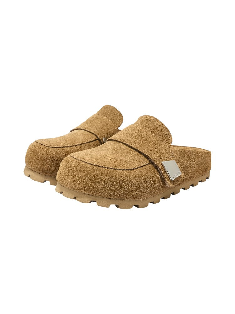 Fat Head Suede Mule Slippers