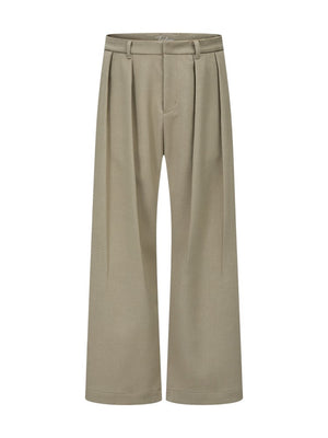 Houndstooth Wool Suit Pants