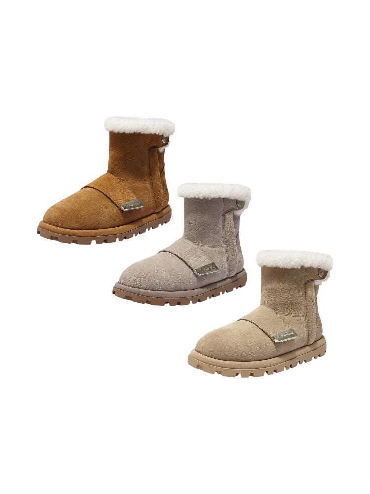 Fur-Lined Snow Boots