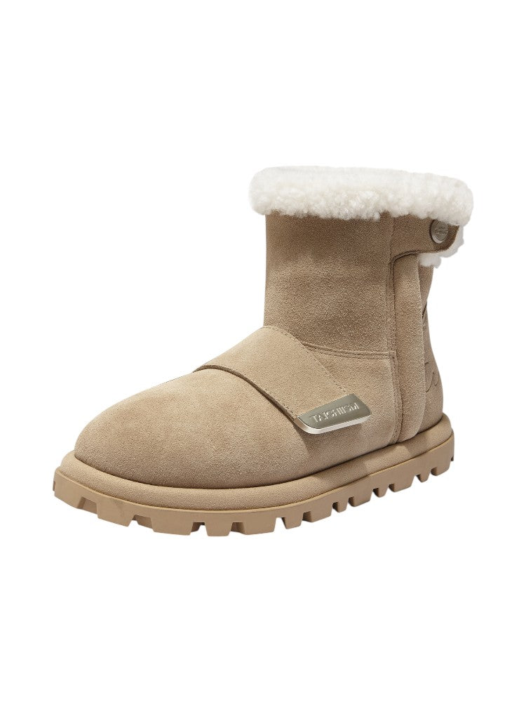 Fur-Lined Snow Boots