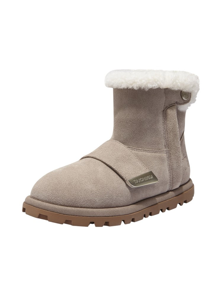 Fur-Lined Snow Boots