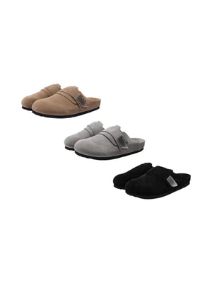 Cowhide Mule Commuter Slippers