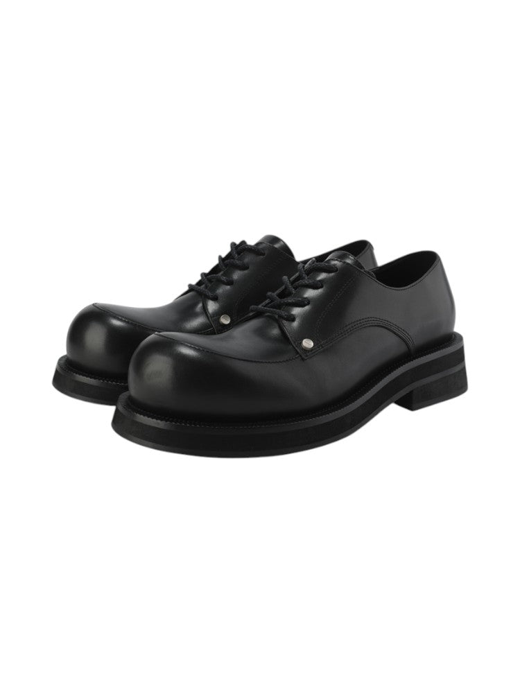Derby Rivet Leather Shoes