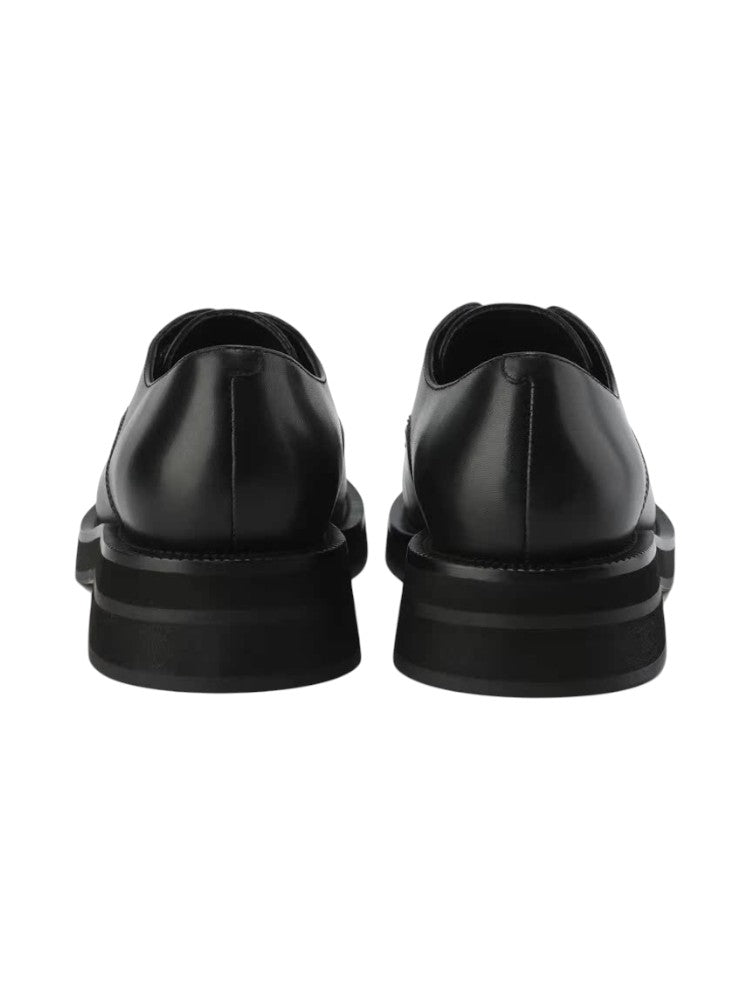Derby Rivet Leather Shoes