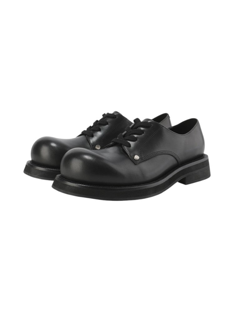 Derby Rivet Leather Shoes