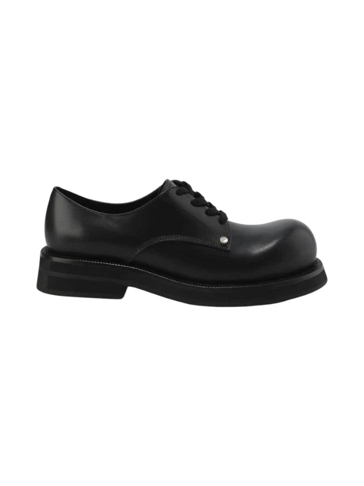 Derby Rivet Leather Shoes