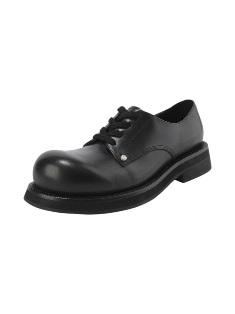 Derby Rivet Leather Shoes