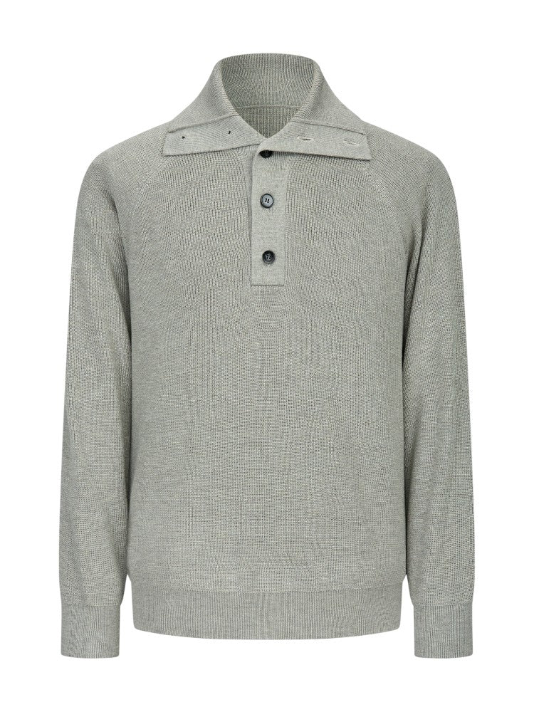Three-Form Wool Sweater