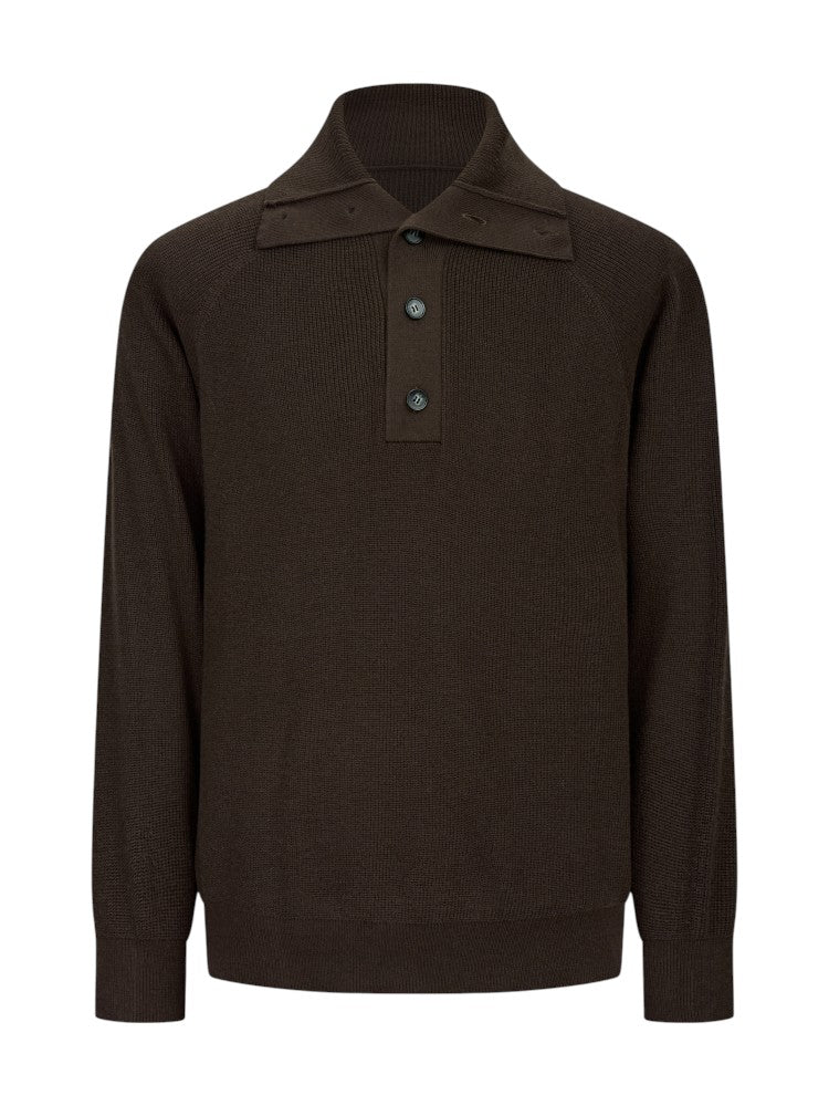 Three-Form Wool Sweater