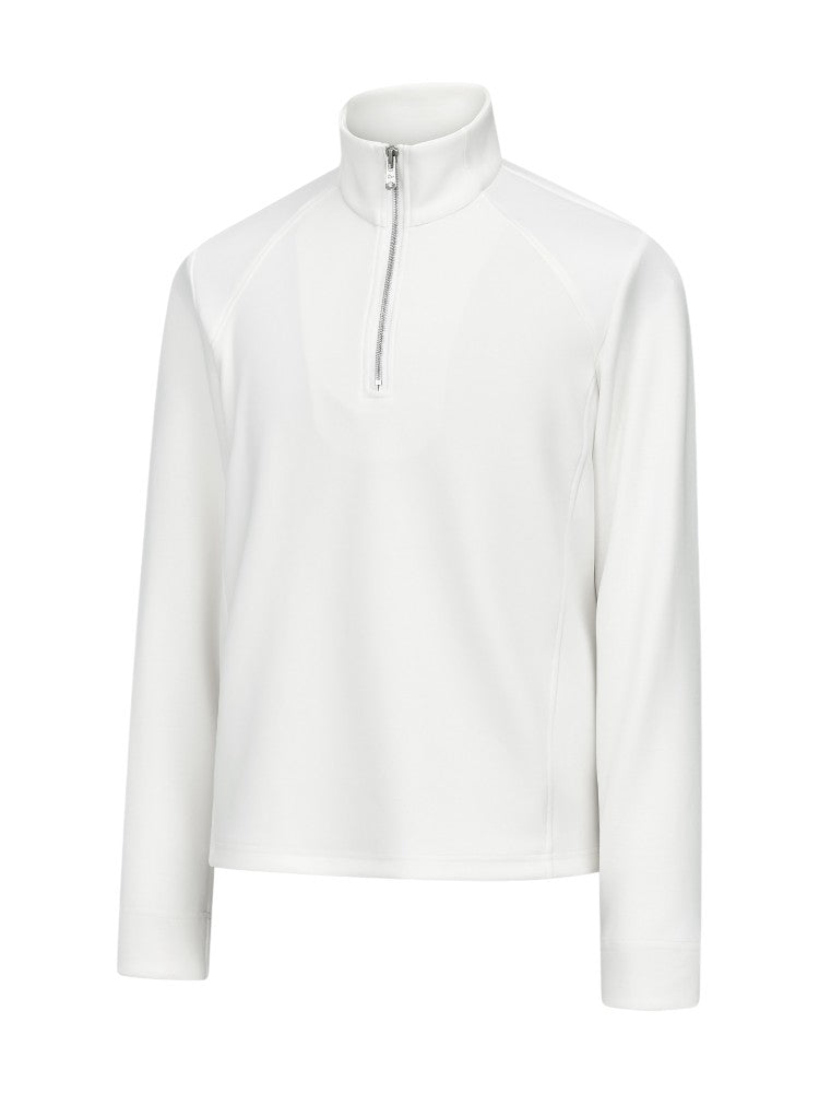 Modal Half-Zip Long Sleeve Shirt