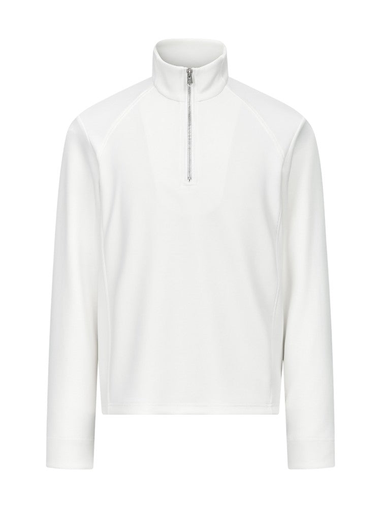Modal Half-Zip Long Sleeve Shirt