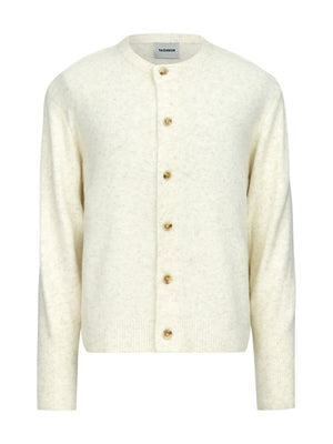 Wool Blend Button-Up Cardigan