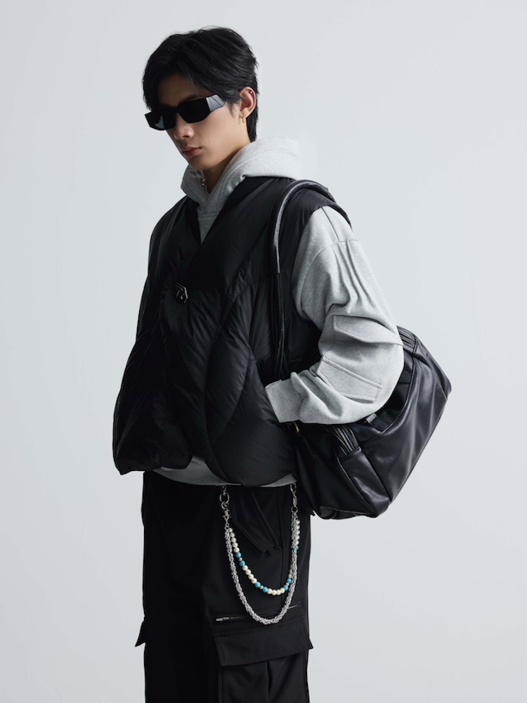 Retro Cracked Leather Bag