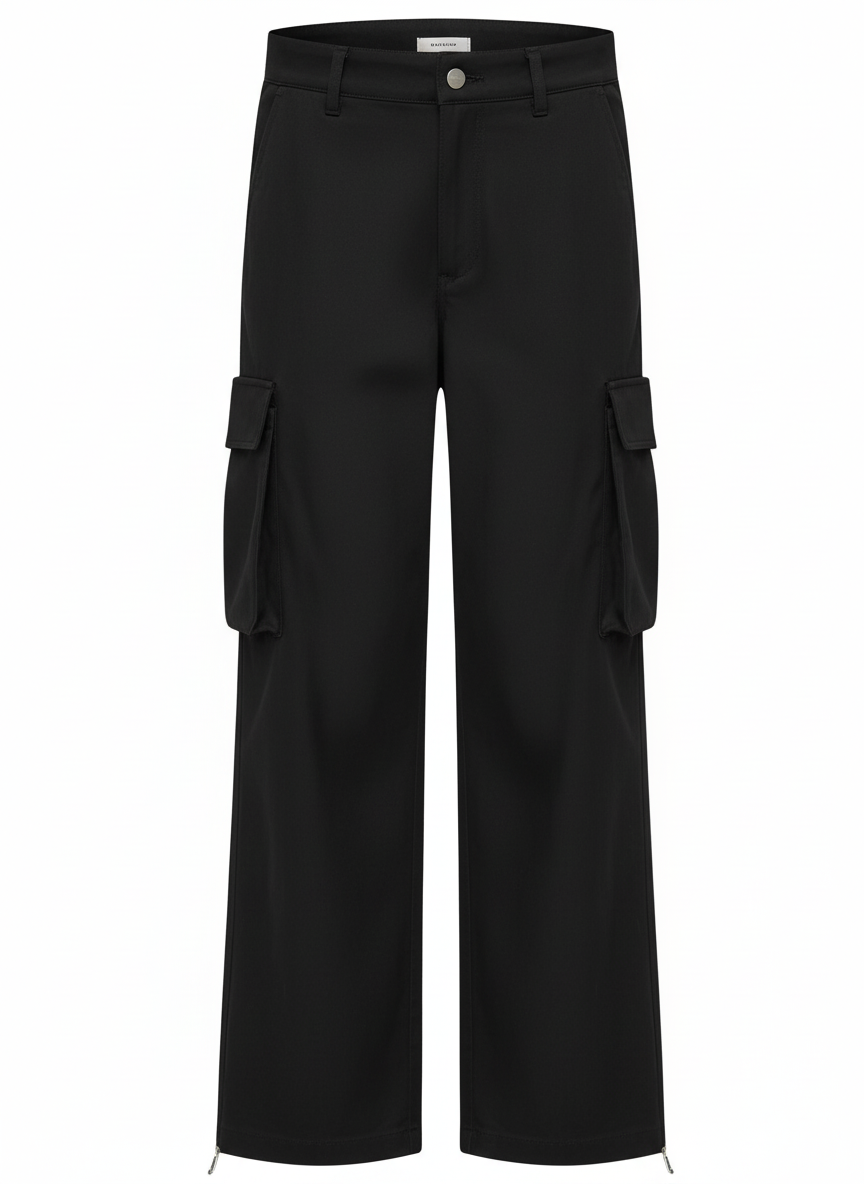 Wool Blend Workwear Suit Pants