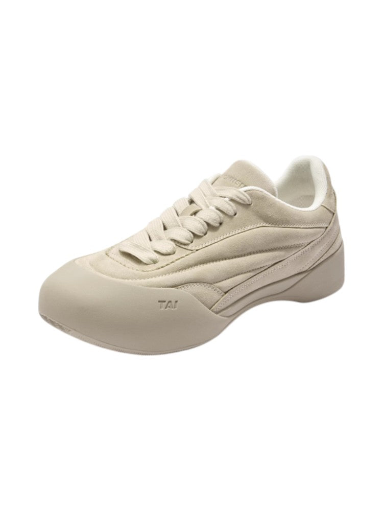 Leather Curve Wanderer Shoes