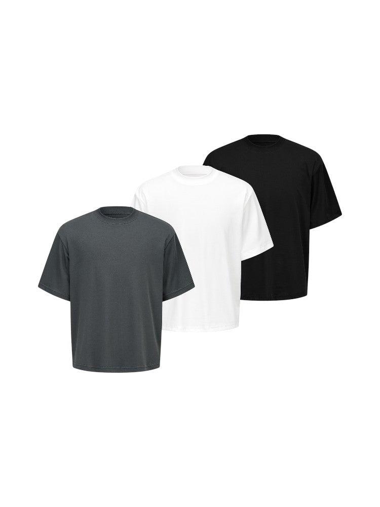 "Liquid Ammonia Pima" Boxy Short-Sleeve Tee