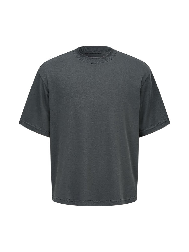 "Liquid Ammonia Pima" Boxy Short-Sleeve Tee