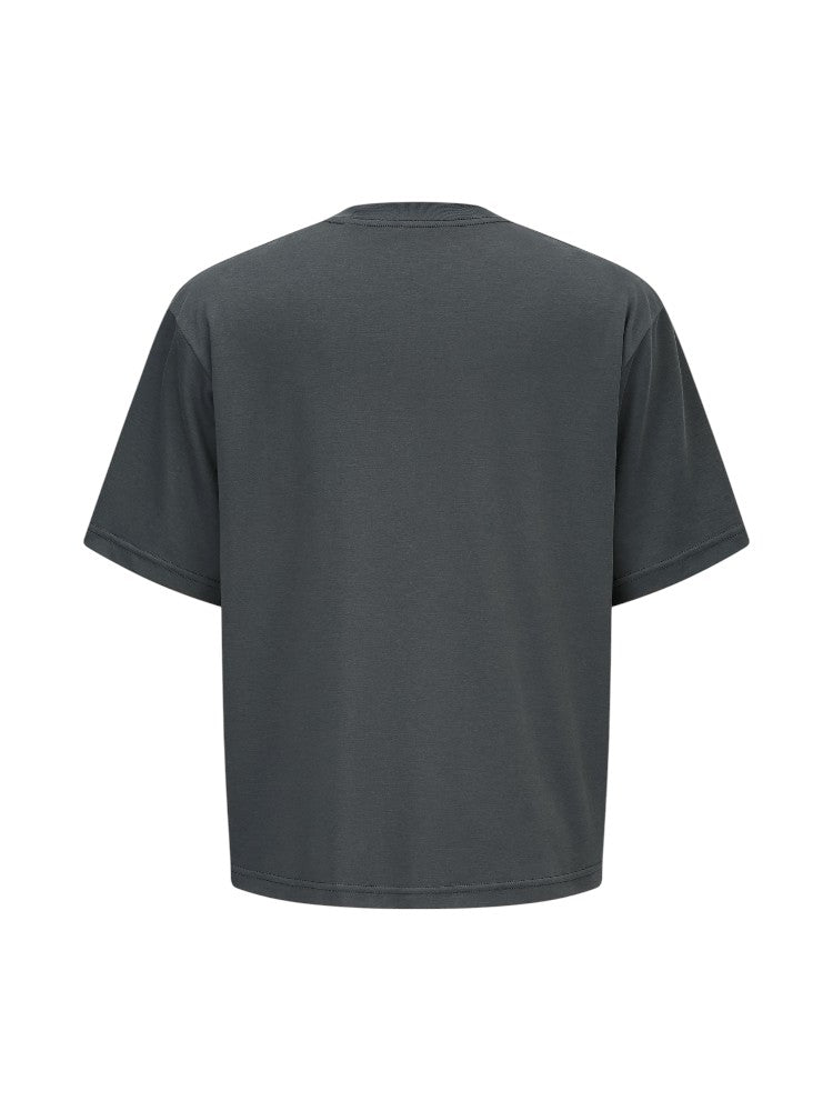 "Liquid Ammonia Pima" Boxy Short-Sleeve Tee