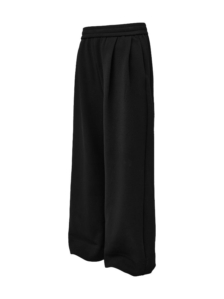 Soft Glutinous Casual Baggy Pleated Elastic Cleanfit Sweatpants