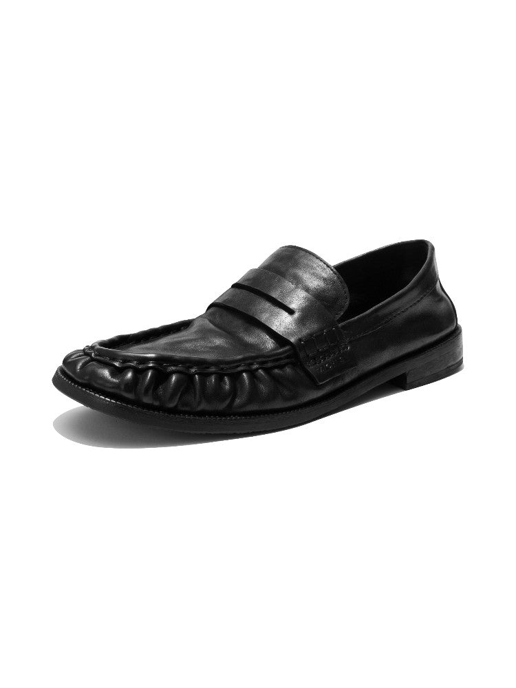 Horsehide Washed Loafers