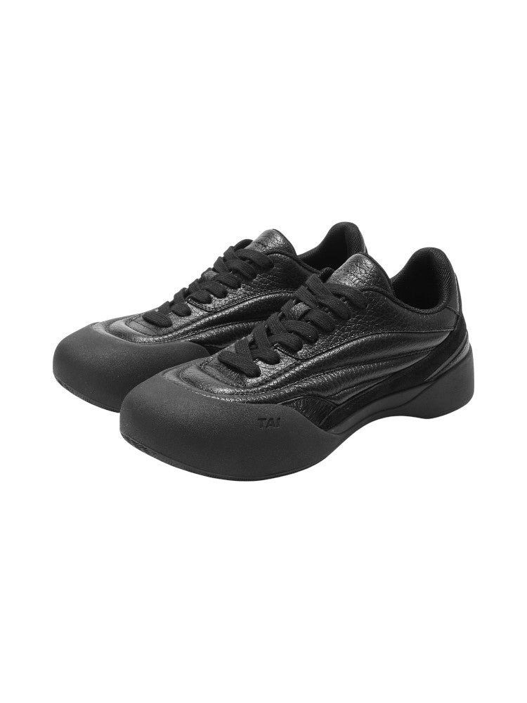 Leather Curve Wanderer Shoes