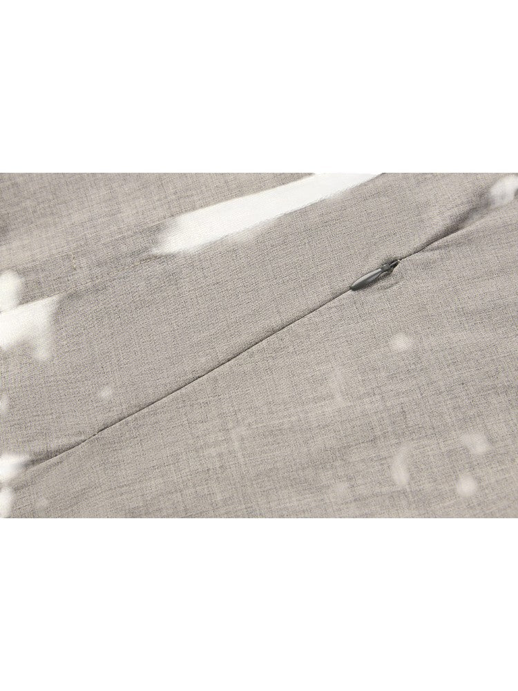 Deconstructed Geometric Acetate Wool Shirt