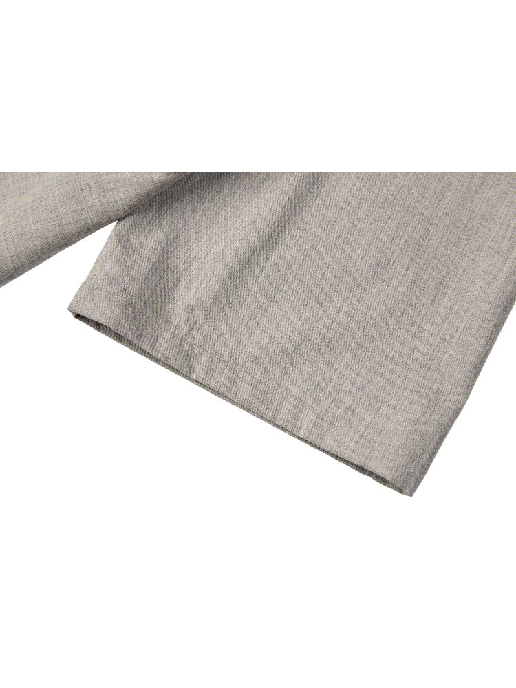 Deconstructed Geometric Acetate Wool Shirt