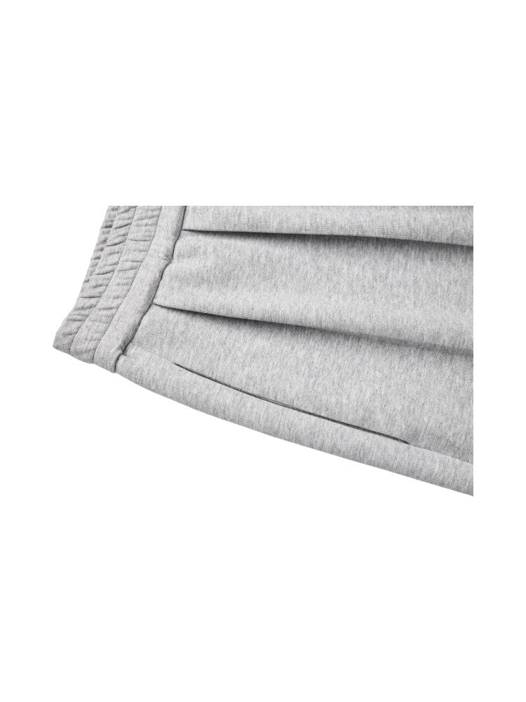 Soft Glutinous Casual Baggy Pleated Elastic Cleanfit Sweatpants