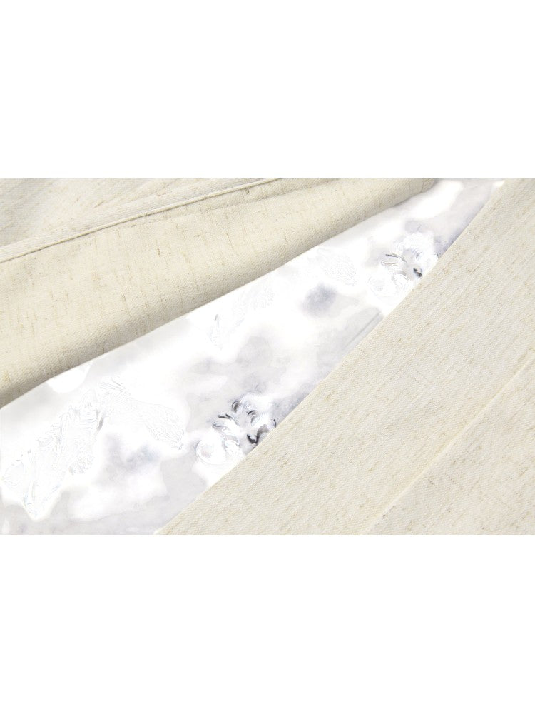 "Deconstructed Palace" Linen Short-Sleeve Shirt