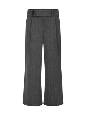 High Waist Wide-Leg Suit Pants