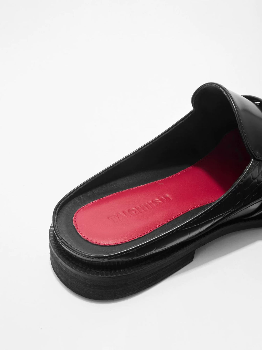 Red Inner Thick-Soled Loafers