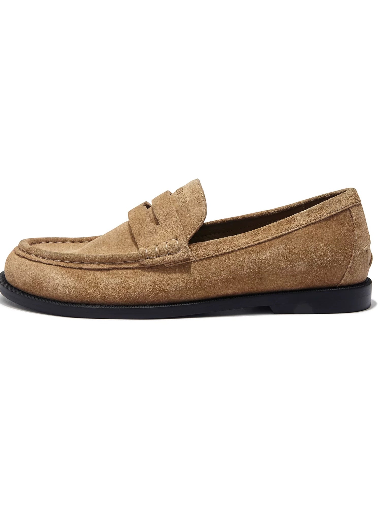 Suede Thin-Sole Loafers