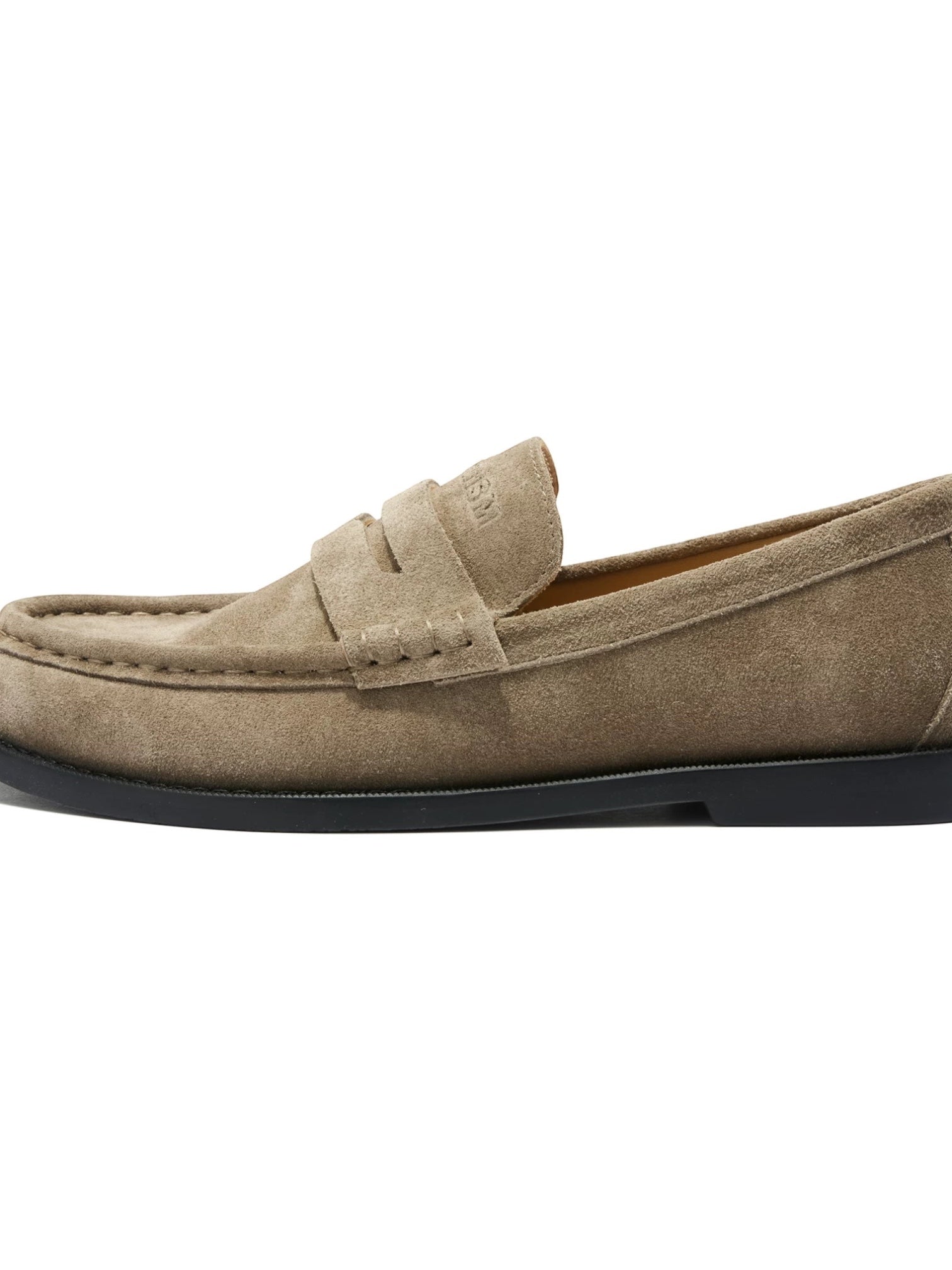 Suede Thin-Sole Loafers