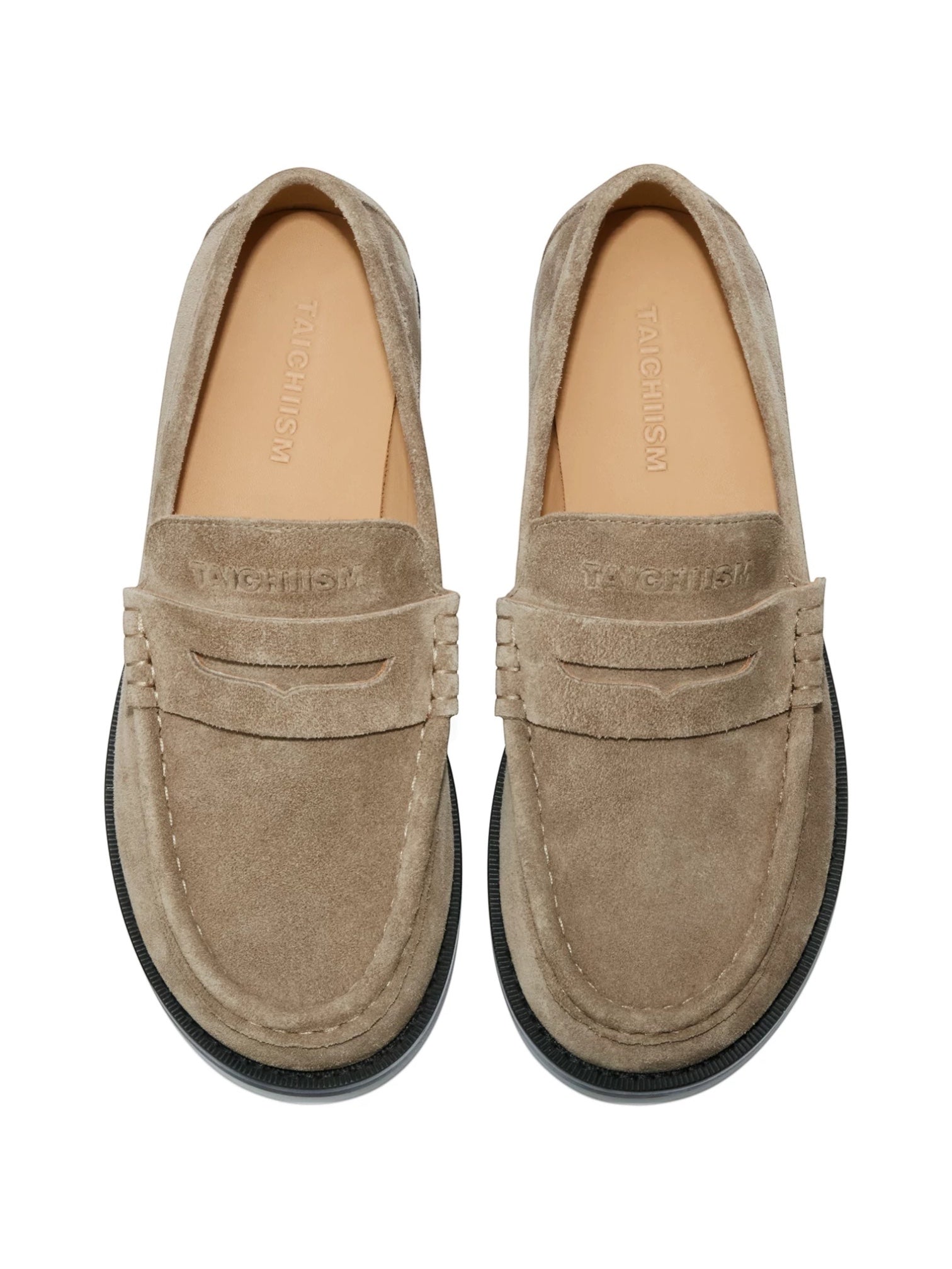 Suede Thin-Sole Loafers