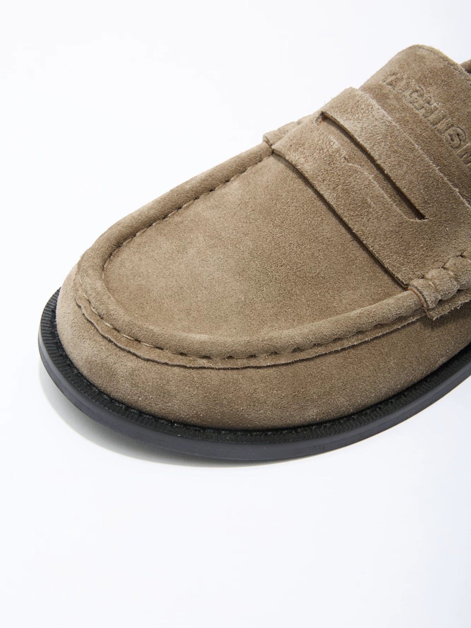 Suede Thin-Sole Loafers